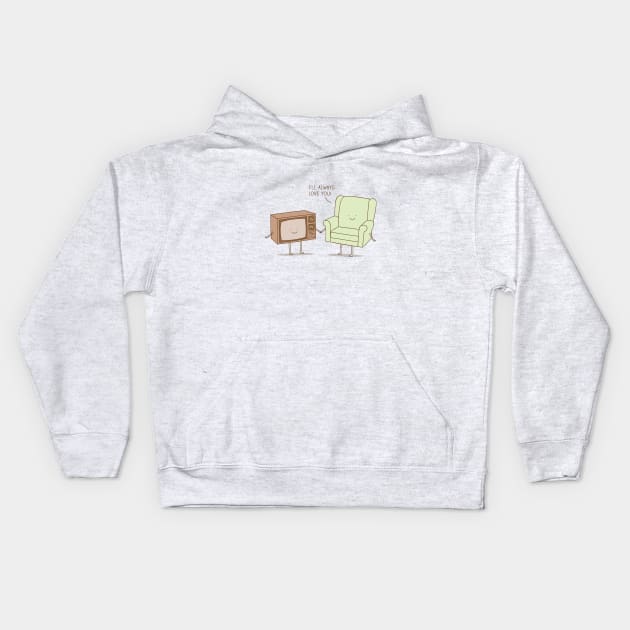 Soul mates Kids Hoodie by milkyprint